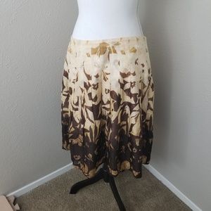 Jones New York Brown/Cream Skirt